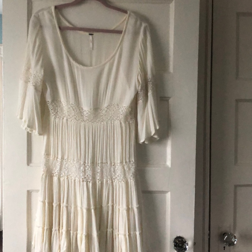 Free People dress with slip